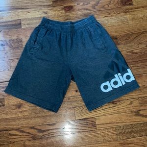 Men’s Adidas Shorts Gray size XS EUC High End Boutique shorter length